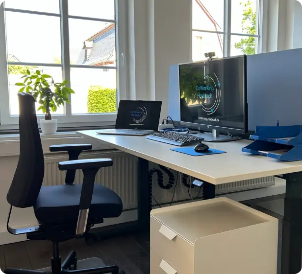 Hotdesk im Coworking Space Großraum Trier Horbruch / Hunsrück